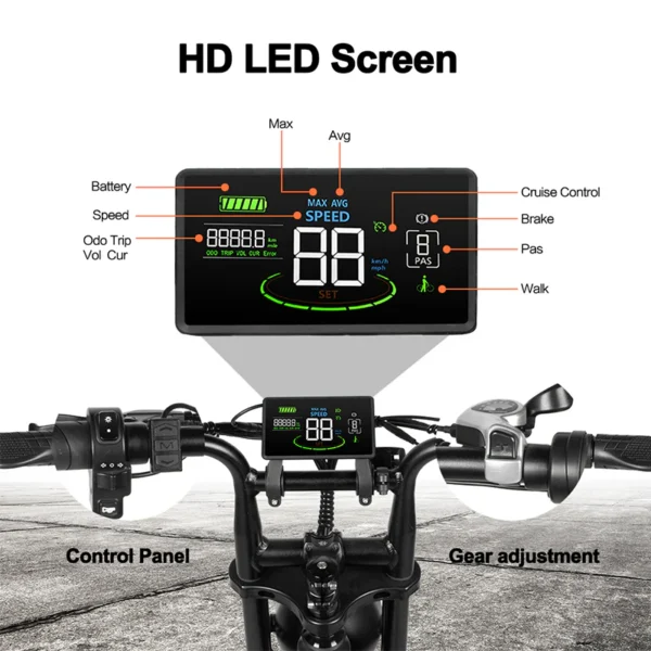 Fatbike V20 Pro 9.0 Nieuwste Model - Afbeelding 7